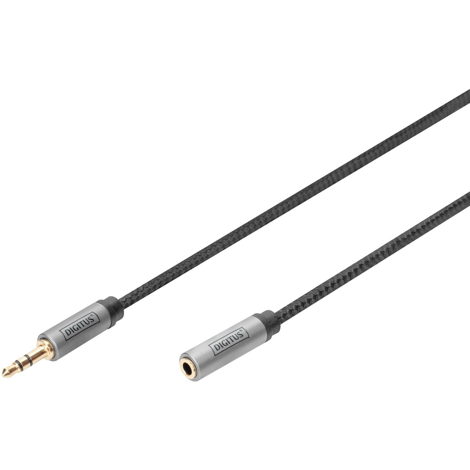 Кабель DIGITUS Audio Extension, 3.5 mm M/F, 3 m (DB-510210-030-S)фото