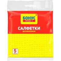 Салфетки целлюлозные Бонус 4+1 шт