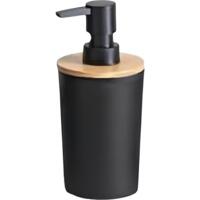 Диспенсер для мила Ardesto Minimalism 380мл, поліпропілен, бамбук, чорний (ARHB3104BB)
