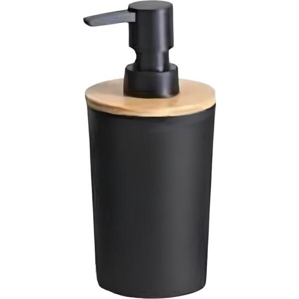 

Диспенсер для мыла Ardesto Minimalism 380мл, полипропилен, бамбук, черный (ARHB3104BB)