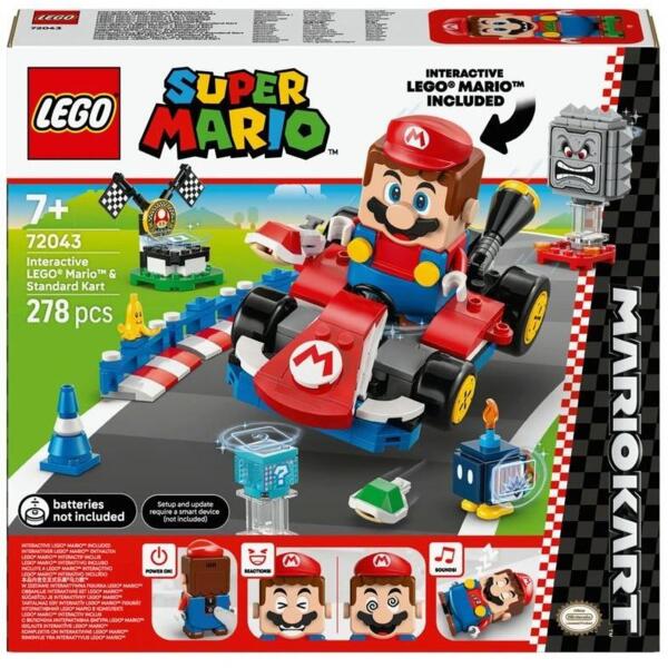 

LEGO 72043 Super Mario Mario Kart – Interactive Mario та Standard Kart