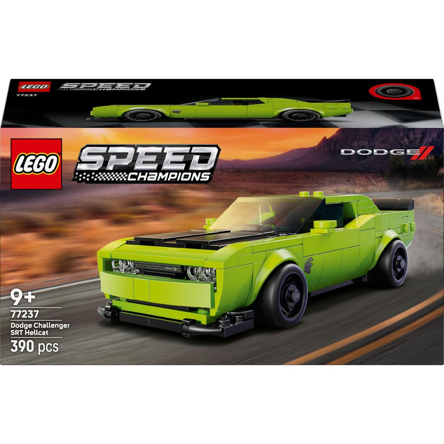 LEGO 77237 Speed Champions Спортивный автомобиль Dodge Challenger SRT Hellcat фото 