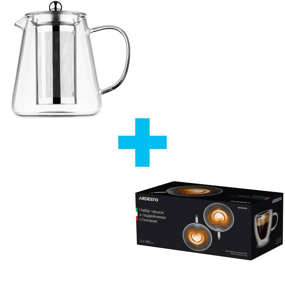Заварник ARDESTO Gemini Milano 950мл (AR1909BGM)фото2