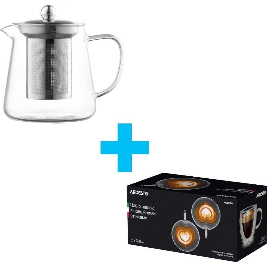Заварник ARDESTO Gemini Milano 550мл (AR1955BGM)фото2