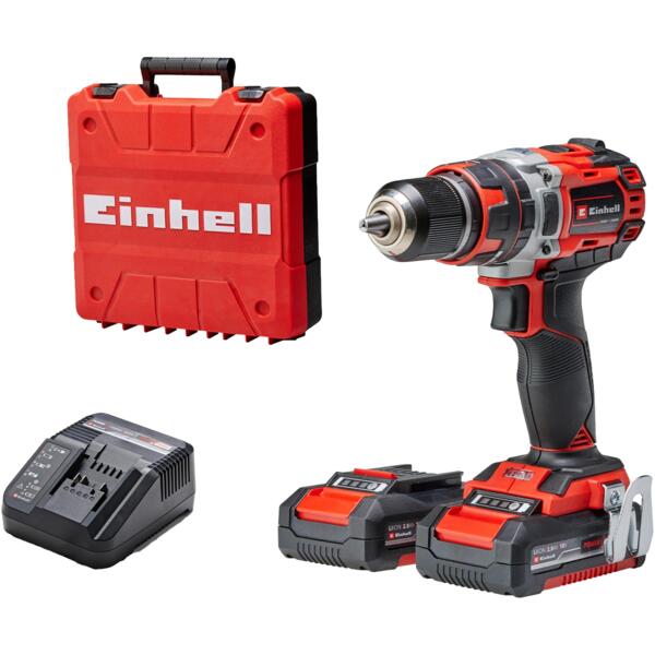 Шуруповерт-дрель ударная акумуляторная Einhell TP-CD 18/50 Li-i BL(2x2Ah), 18В (4513940)