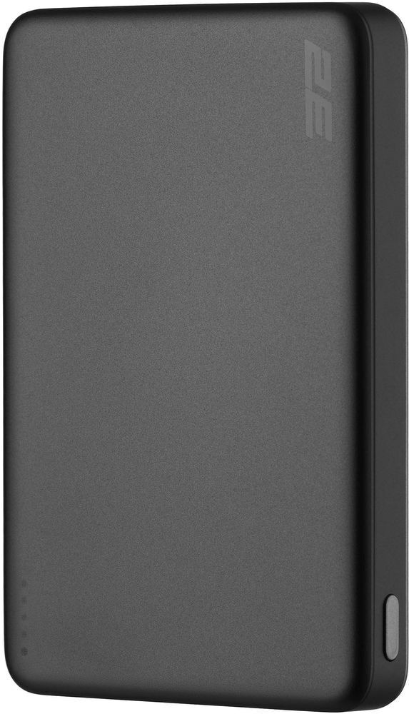 Портативний акумулятор Power Bank 2E Slim Wireless QI 10000mAh 18Вт, PD Grey (2E-PB1011-GREY)фото1