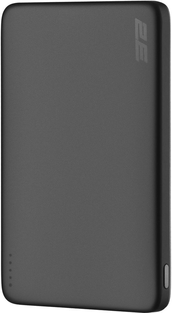 Портативний акумулятор Power Bank 2E Slim Wireless QI 5000mAh 18Вт, PD Grey (2E-PB0515-GREY)фото1