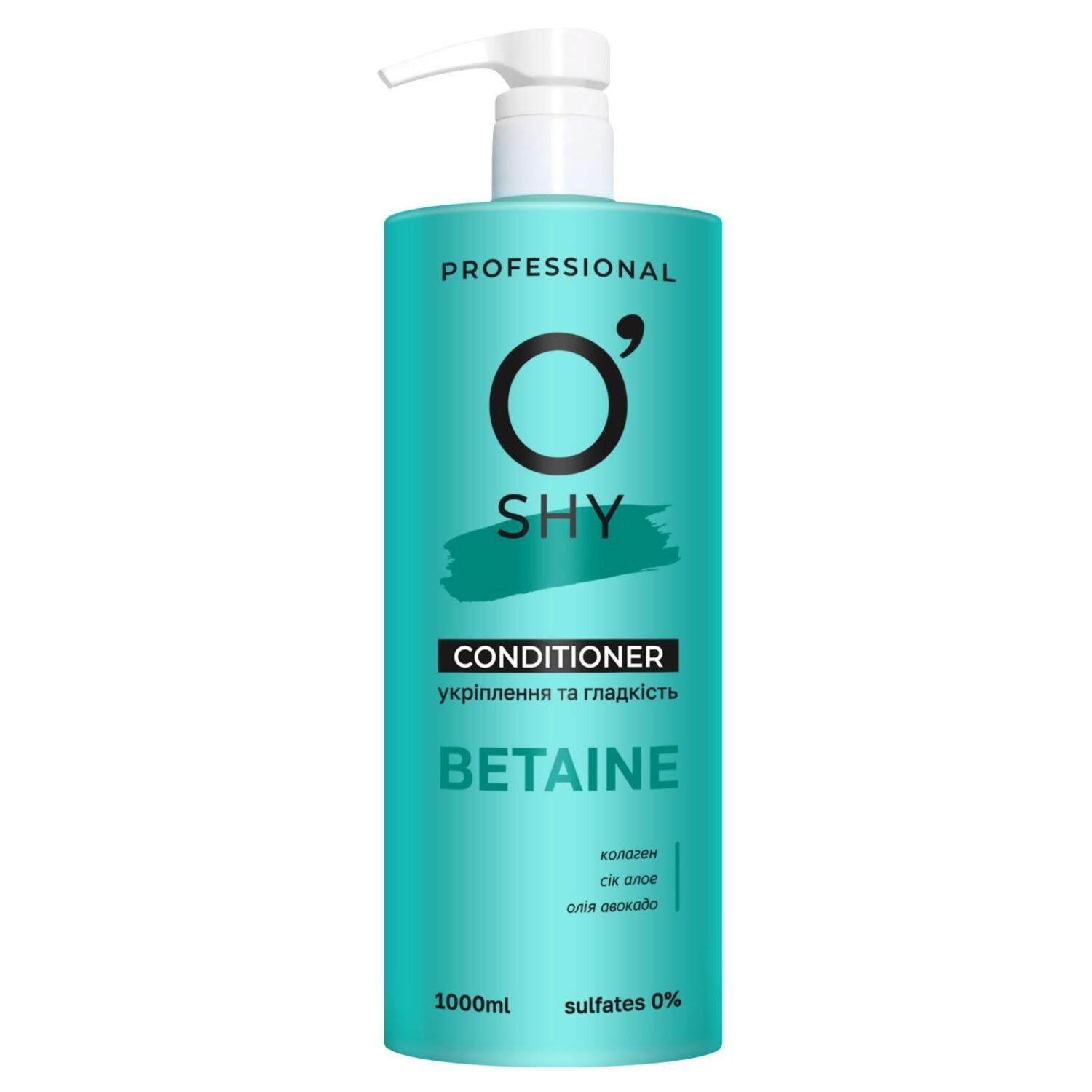Кондиционер для волос O'shy Betaine укрепление и гладкость 1000 мл фото