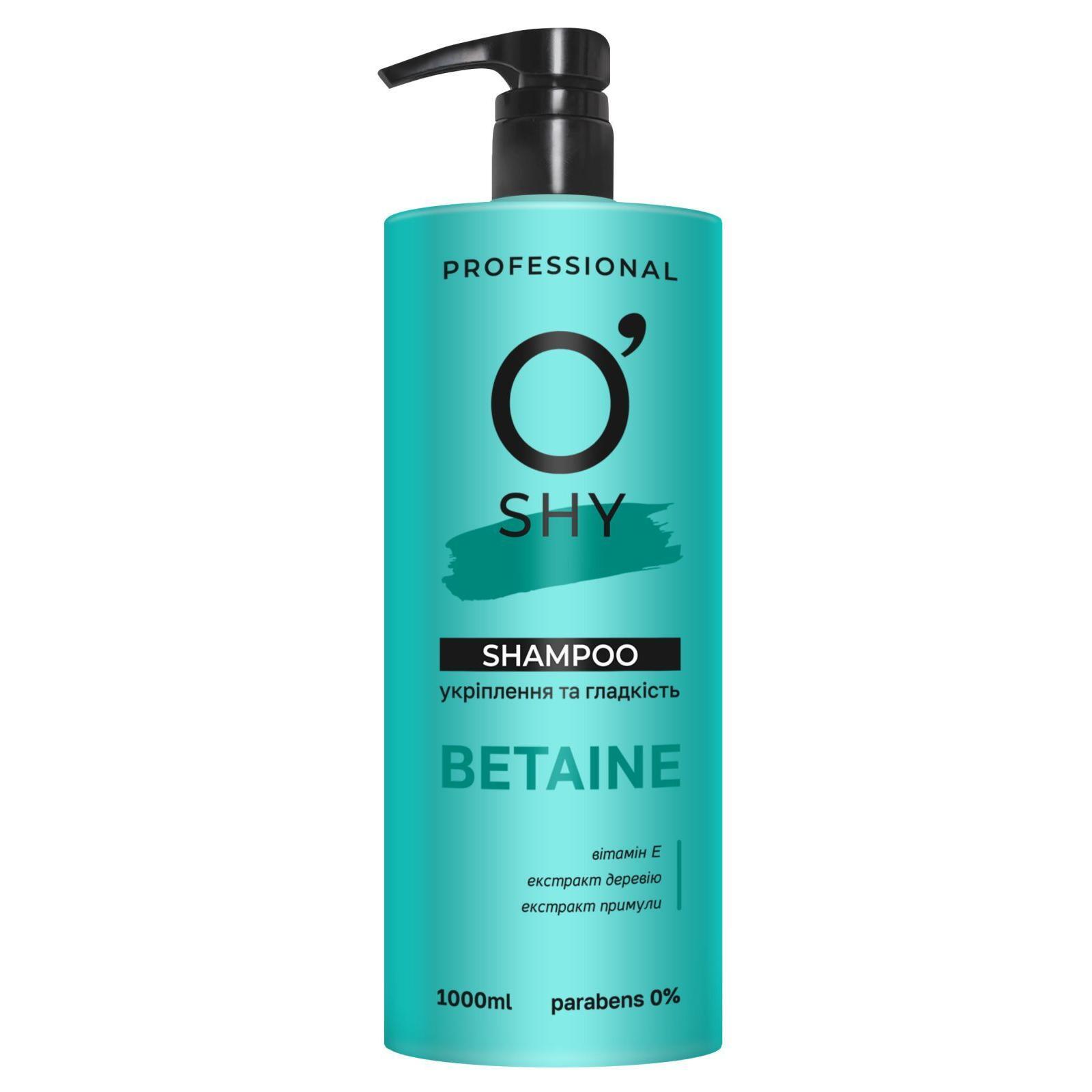 Шампунь для волосся O'shy Betaine укріплення та гладкість 1000 млфото1