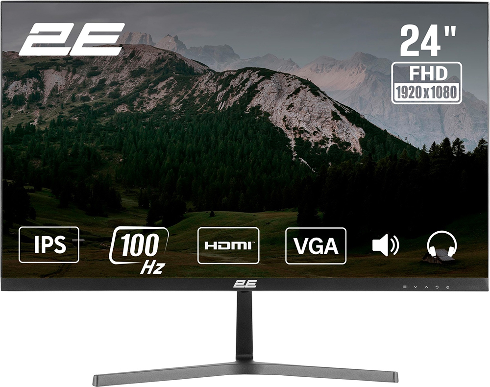 Монитор 23.8" 2E D2425B (2E-D2425B-01.EU) фото 1