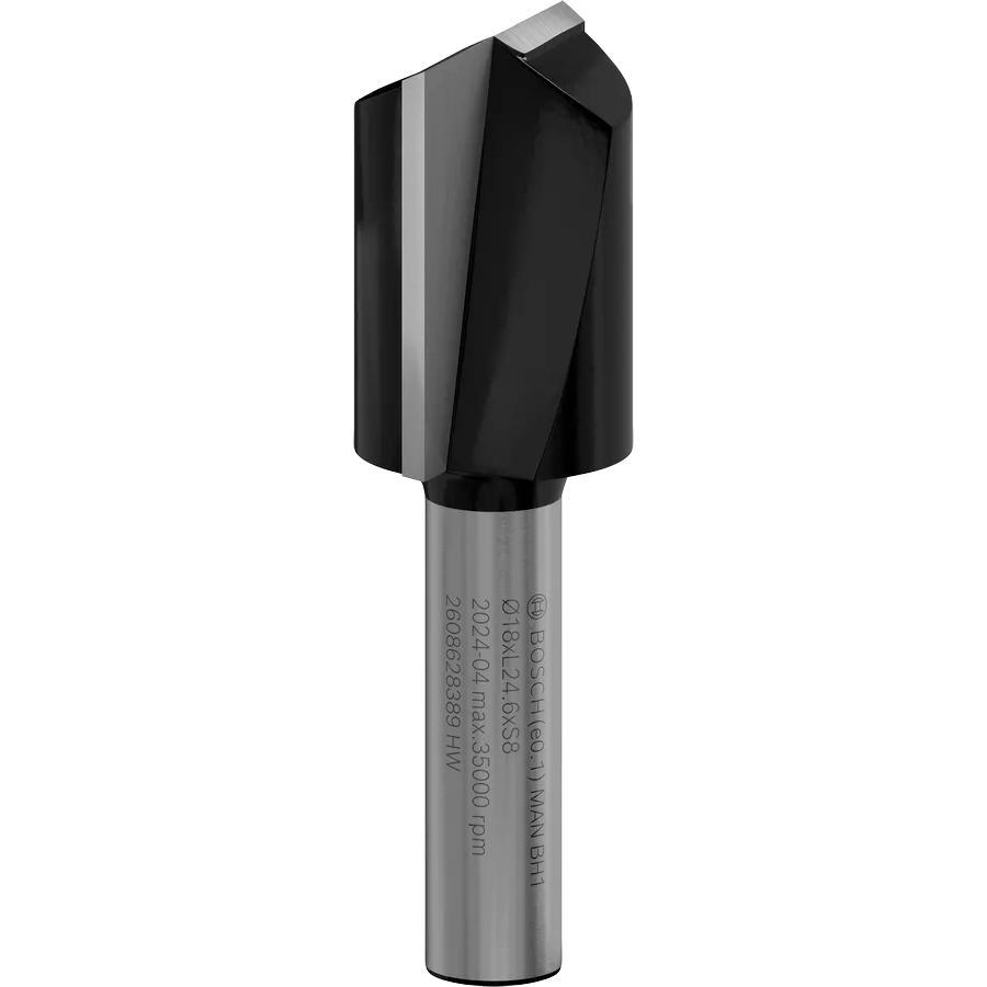 Фреза пазовая Bosch Professional с двумя лезвиями Std S8 D18 L24.6 мм (2.608.628.389) фото 