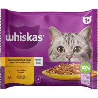 Влажный корм для котов Whiskas курица, индейка в желе 4х85 г