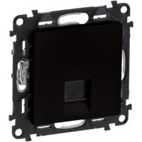 Розетка Legrand Valena Life, RJ45 кат. 5e UTP, матовий чорний (756340)