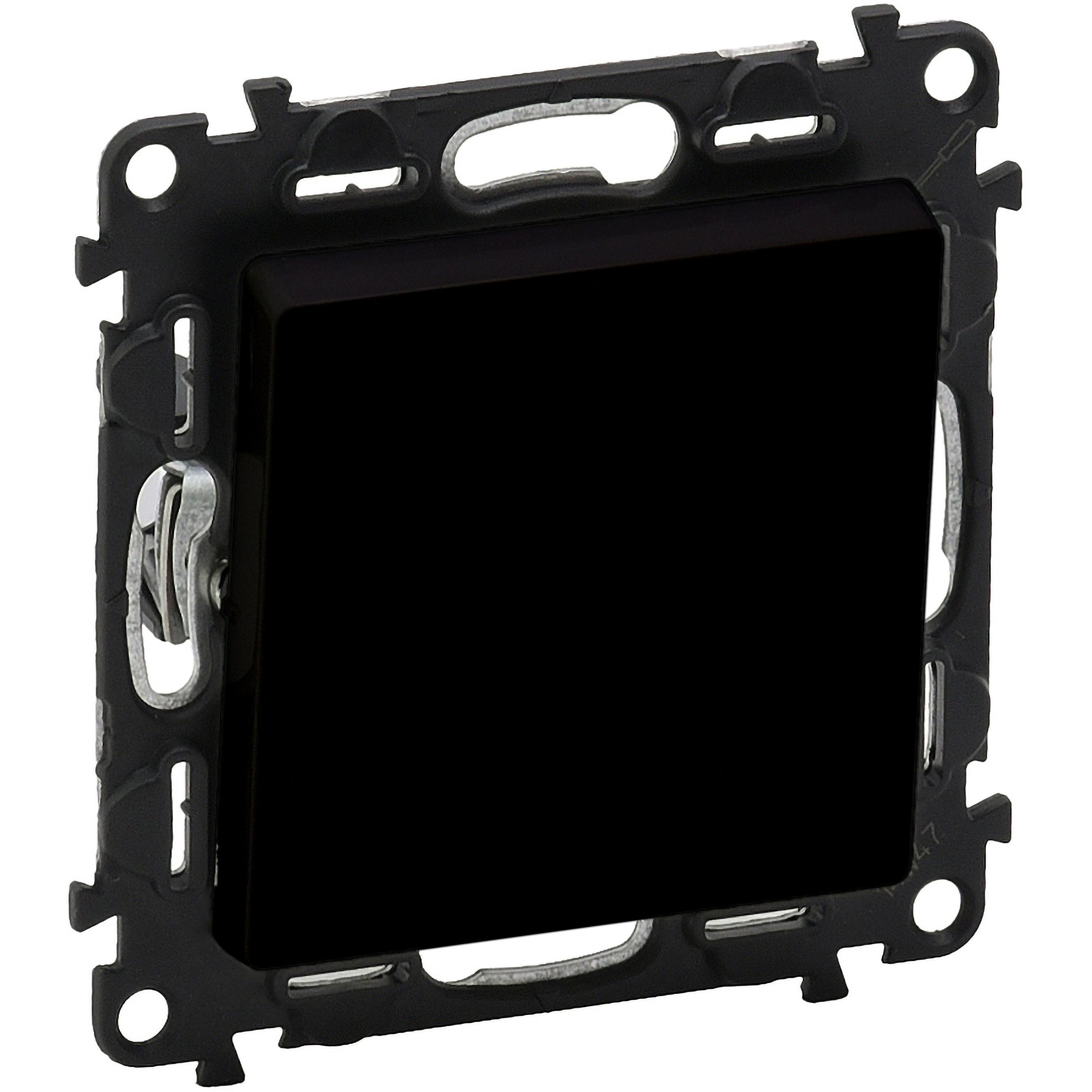 Переключатель Legrand Valena Life, 10AX, 250V, матовый черный (756316) фото 1