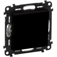 Переключатель Legrand Valena Life, 10AX, 250V, промежуточный, матовый черный (756317)
