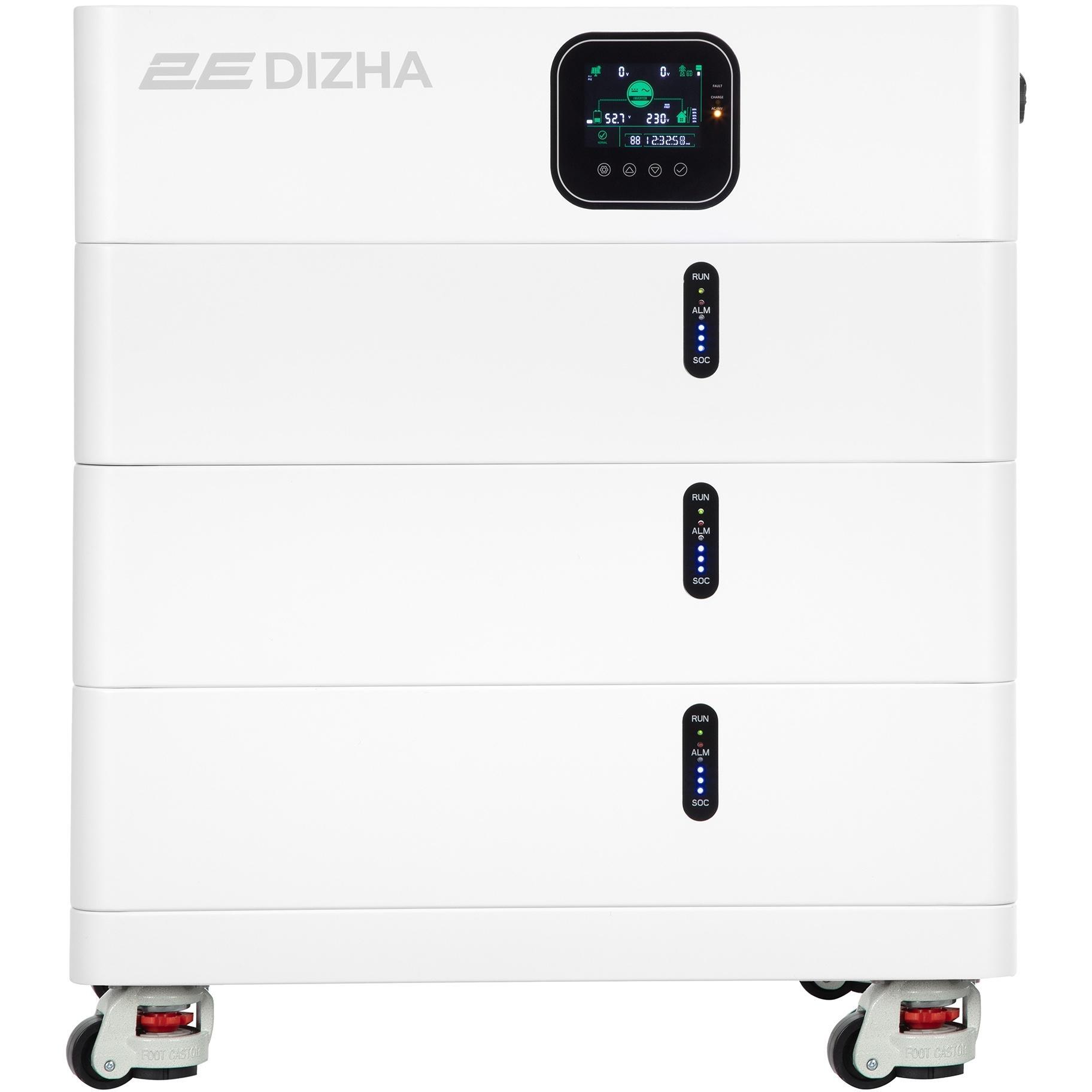 Система резервного живлення 2E PowerStation Dizha 10000 Вт, 15.36 кВт/год, MPPT 11 кВт, WiFi (2E-ESS-PSD10-15)фото1