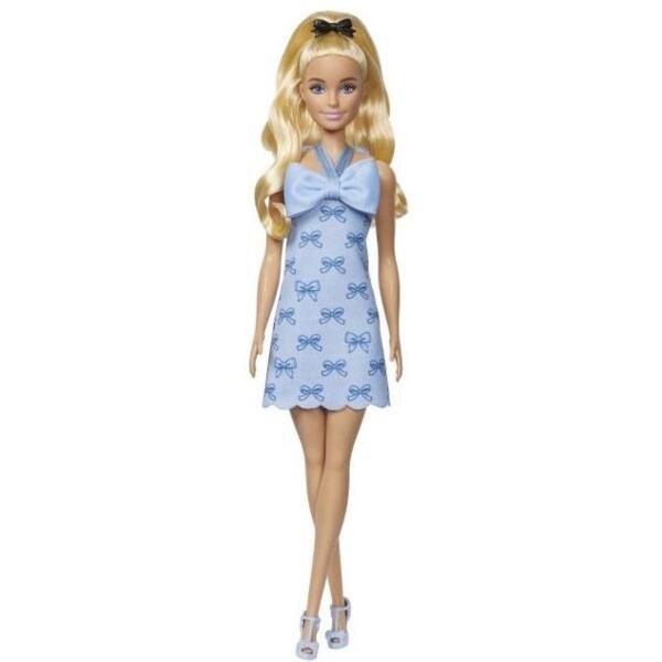 

Кукла Barbie "Модница" голубые бантики (HYT93)