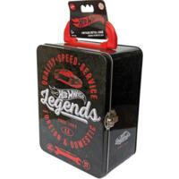 Вінтажний чорний контейнер для 18 машинок Hot Wheels (HWCC22B)