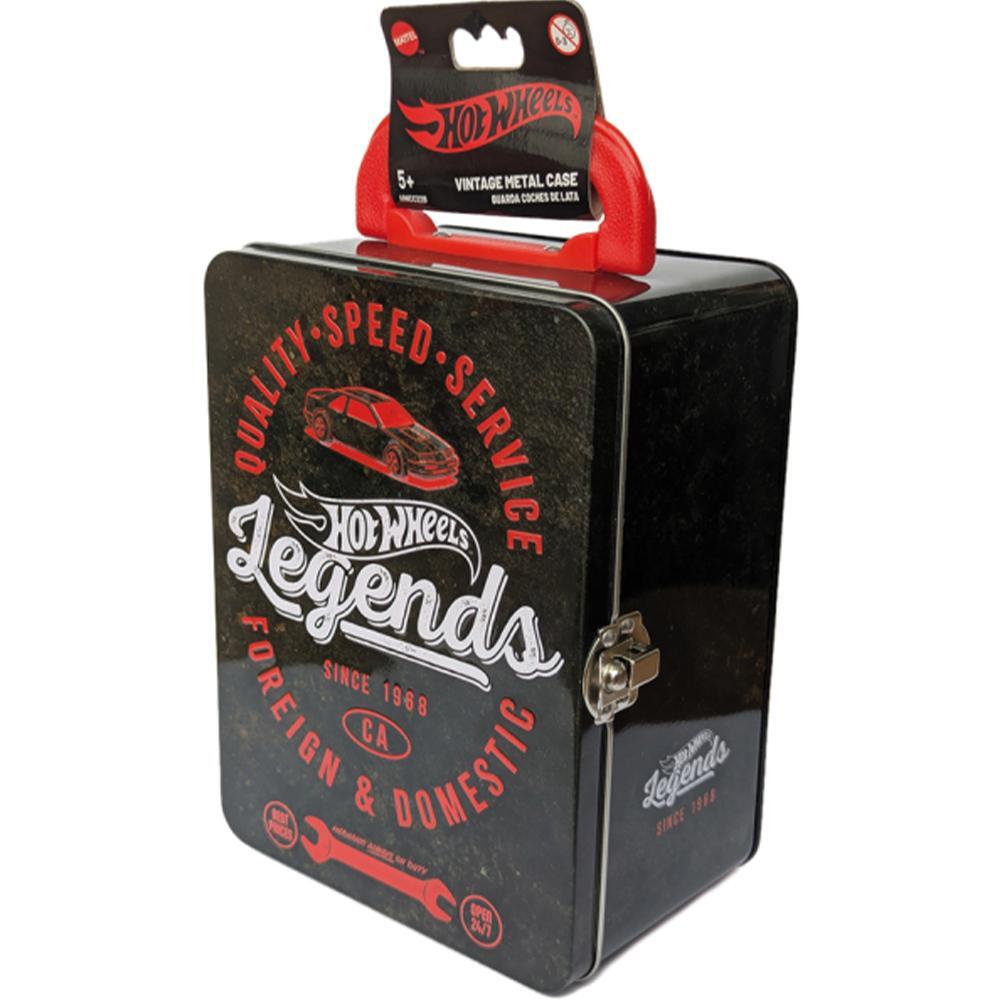 Винтажный черный контейнер для 18 машинок Hot Wheels (HWCC22B) фото 1
