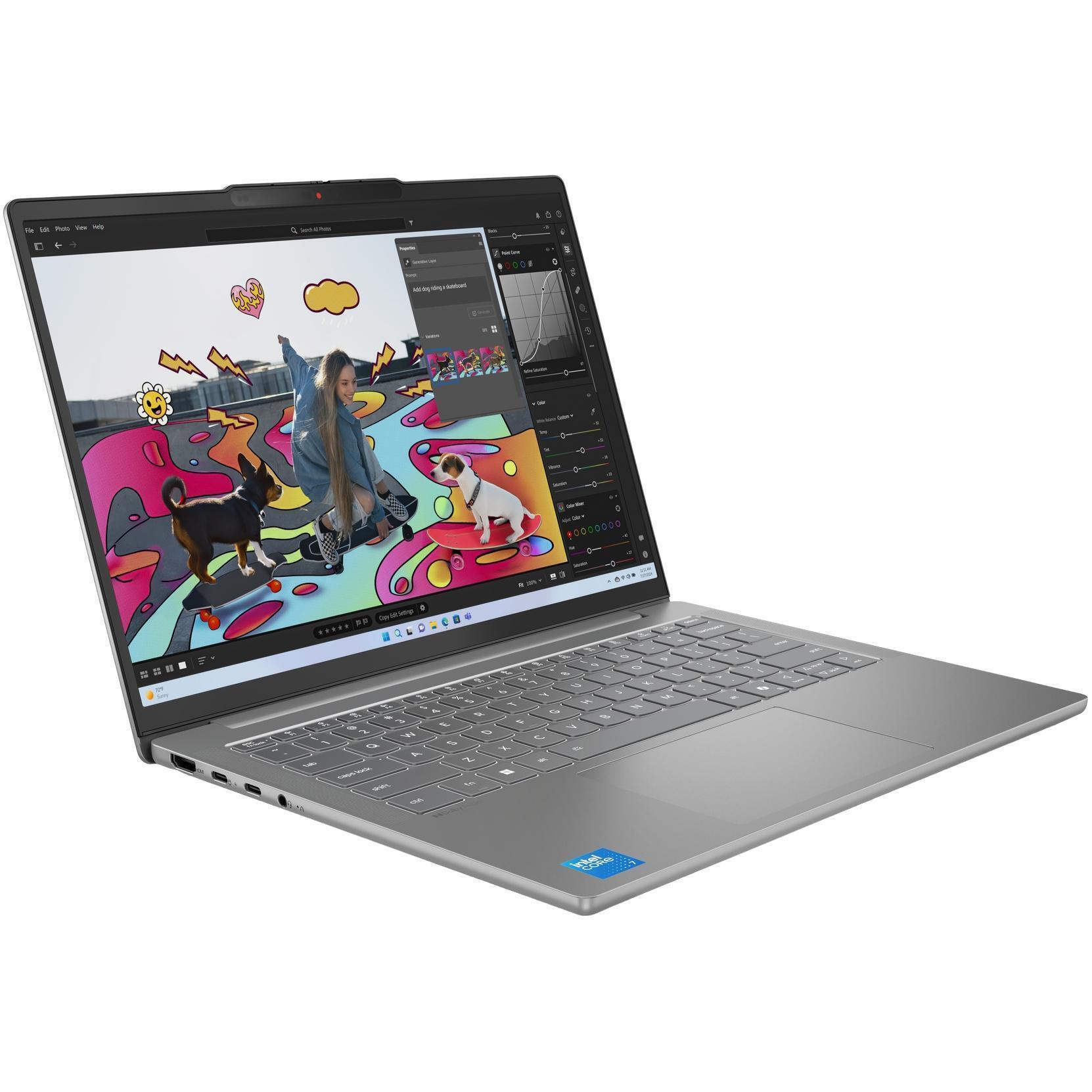 Ноутбук LENOVO ideapad Slim 5 14IRH10 Luna Grey (83HR005JRA) фото 1
