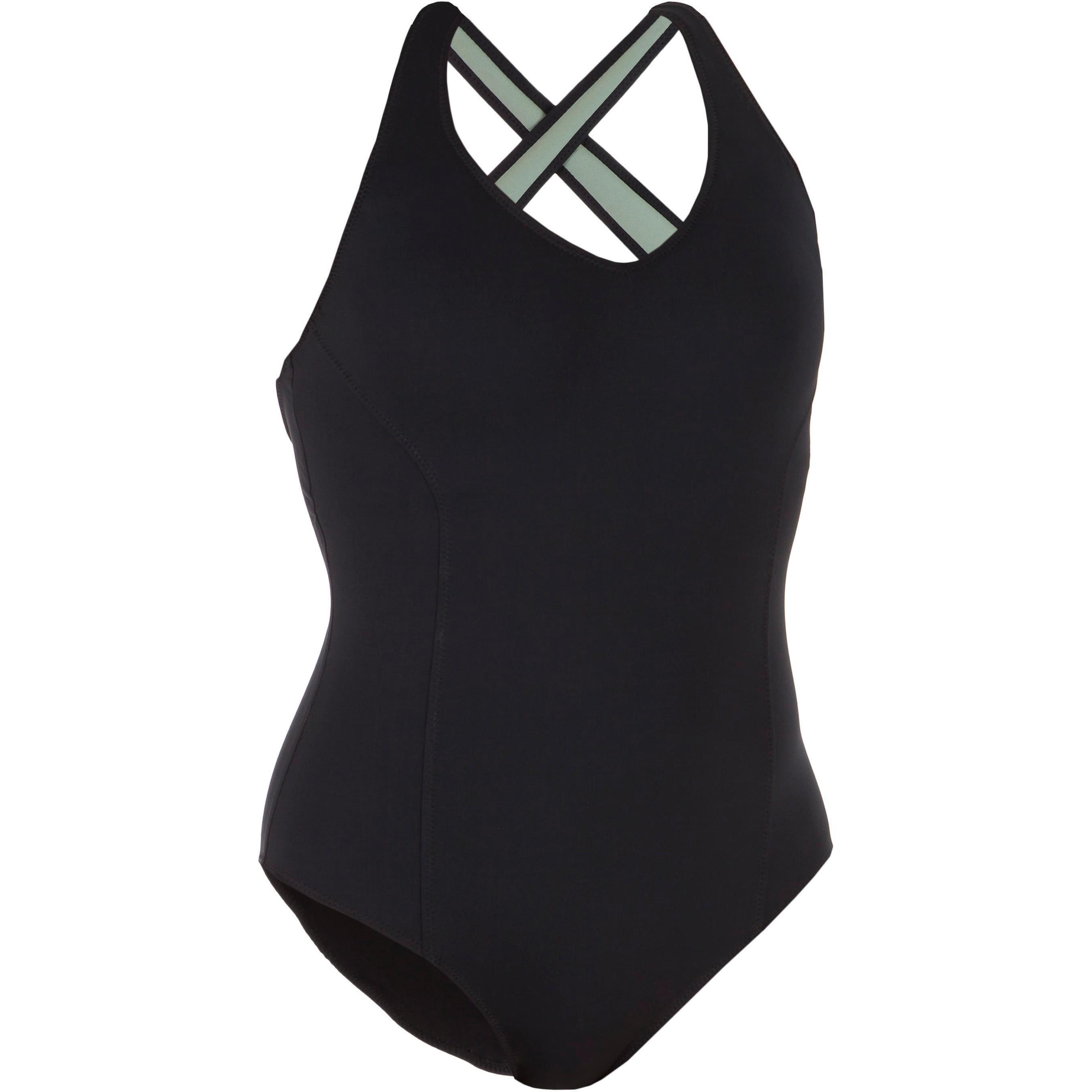 Купальник цільний Nabaiji Pearl 8555131 40 чорнийфото1