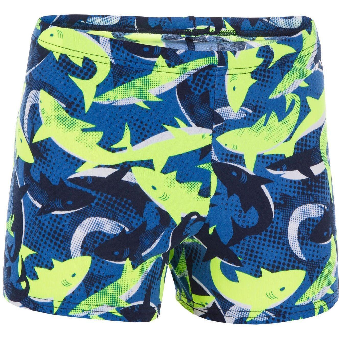 Плавки-боксеры для мальчиков Nabaiji Fitib 8601723 14-15 р(161-172 см) принт фото 1