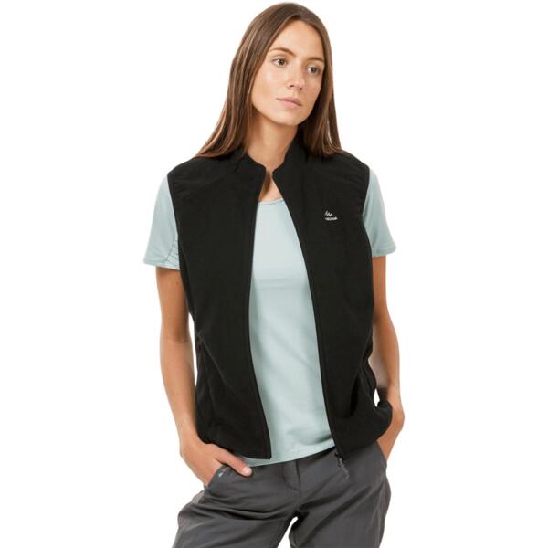 Флисовый жилет женский для горного туризма Quechua MH120 8072128 M черный