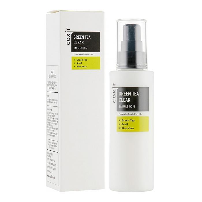 Эмульсия для лица очищающая Coxir Greentea Bha Clear 100 мл фото 1