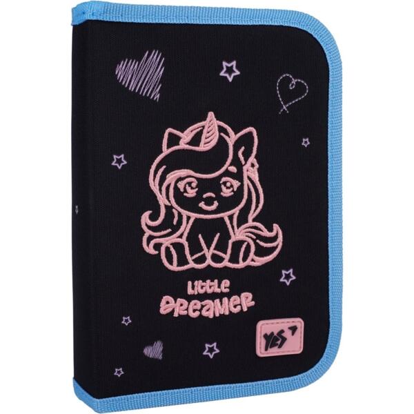 

Пенал твердый YES одинарный с двумя клапанами HP-04 Cute Unicorn (533627)
