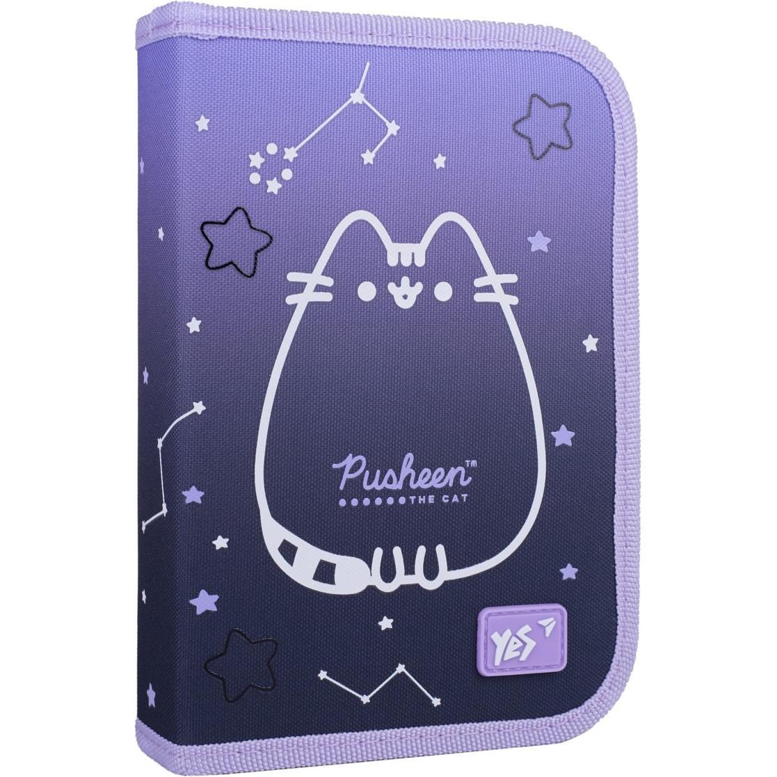 Пенал твердий YES одинарний з двома клапанами HP-04 Pusheen Stellar (533626)фото1