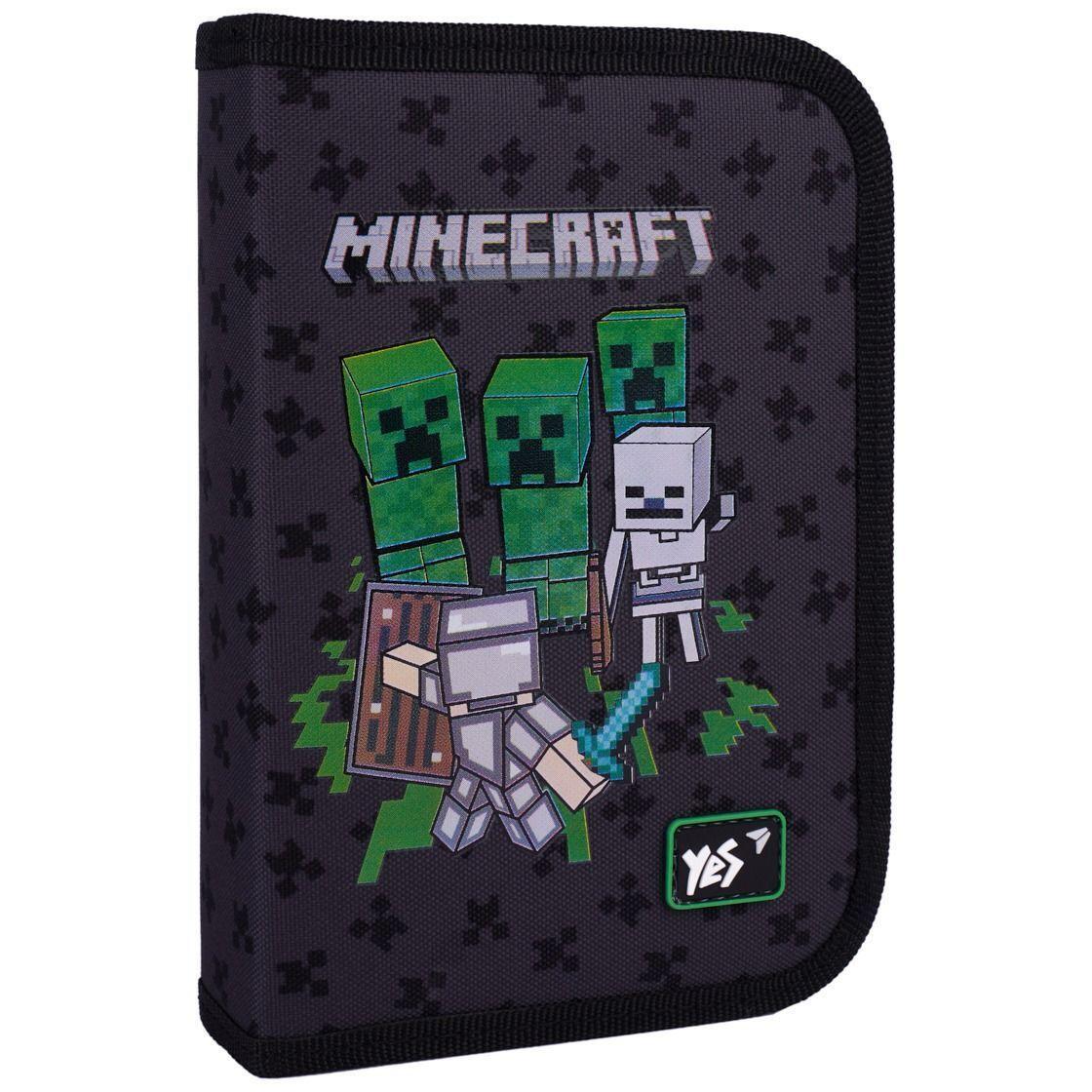 Пенал твердий YES одинарний з клапаном HP-03 Minecraft Team (533622)фото1