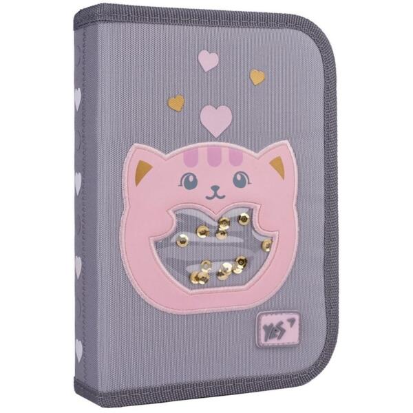 

Пенал твердый YES одинарный с клапаном HP-03 With Love (533659)
