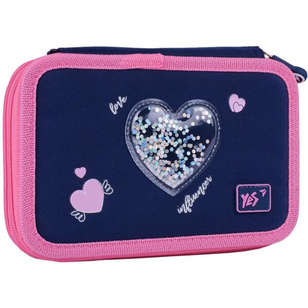 

Пенал твердый YES двойной HP-01 Bright Hearts (533640)
