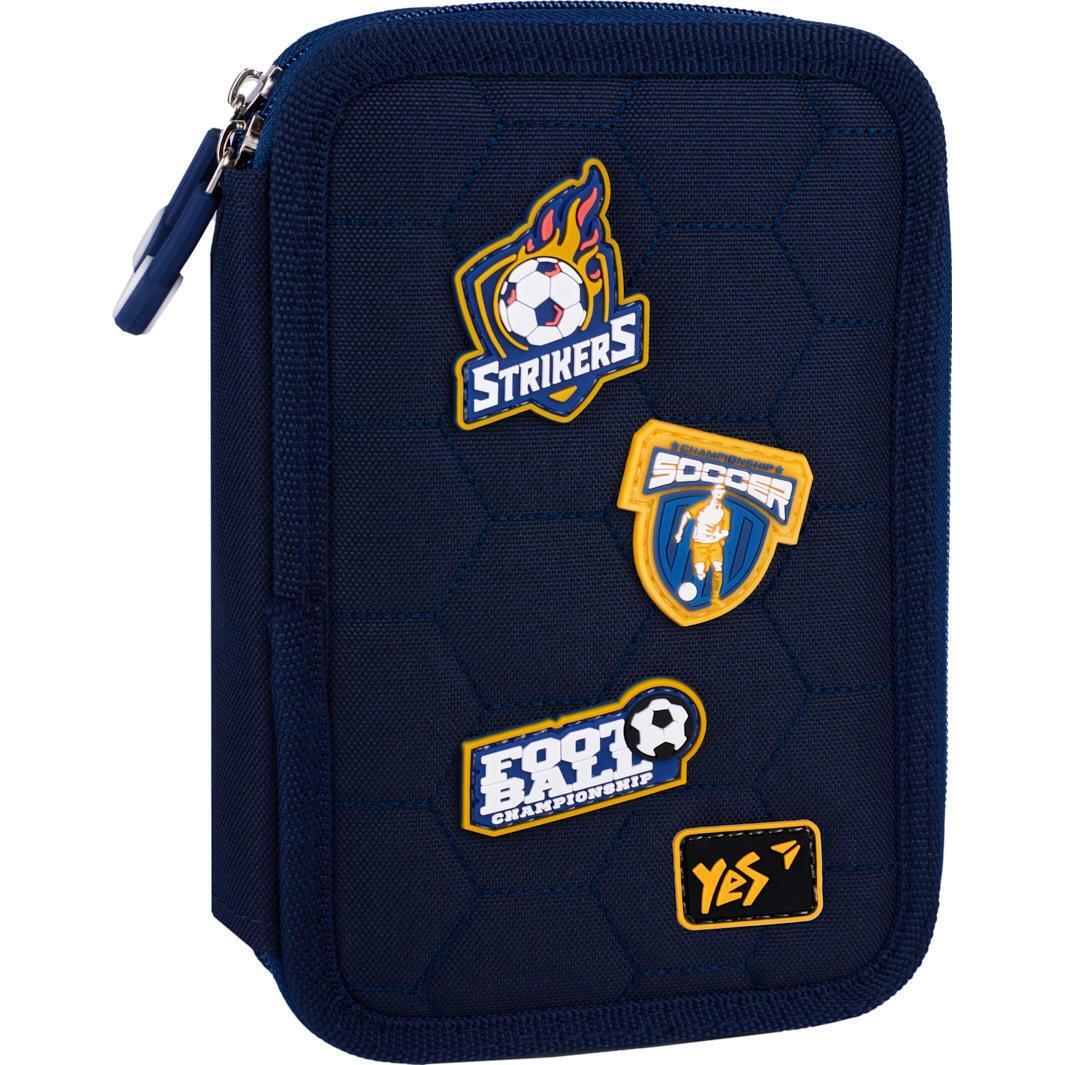 Пенал твердый YES двойной HP-01 Football Gamer (533642) фото 1