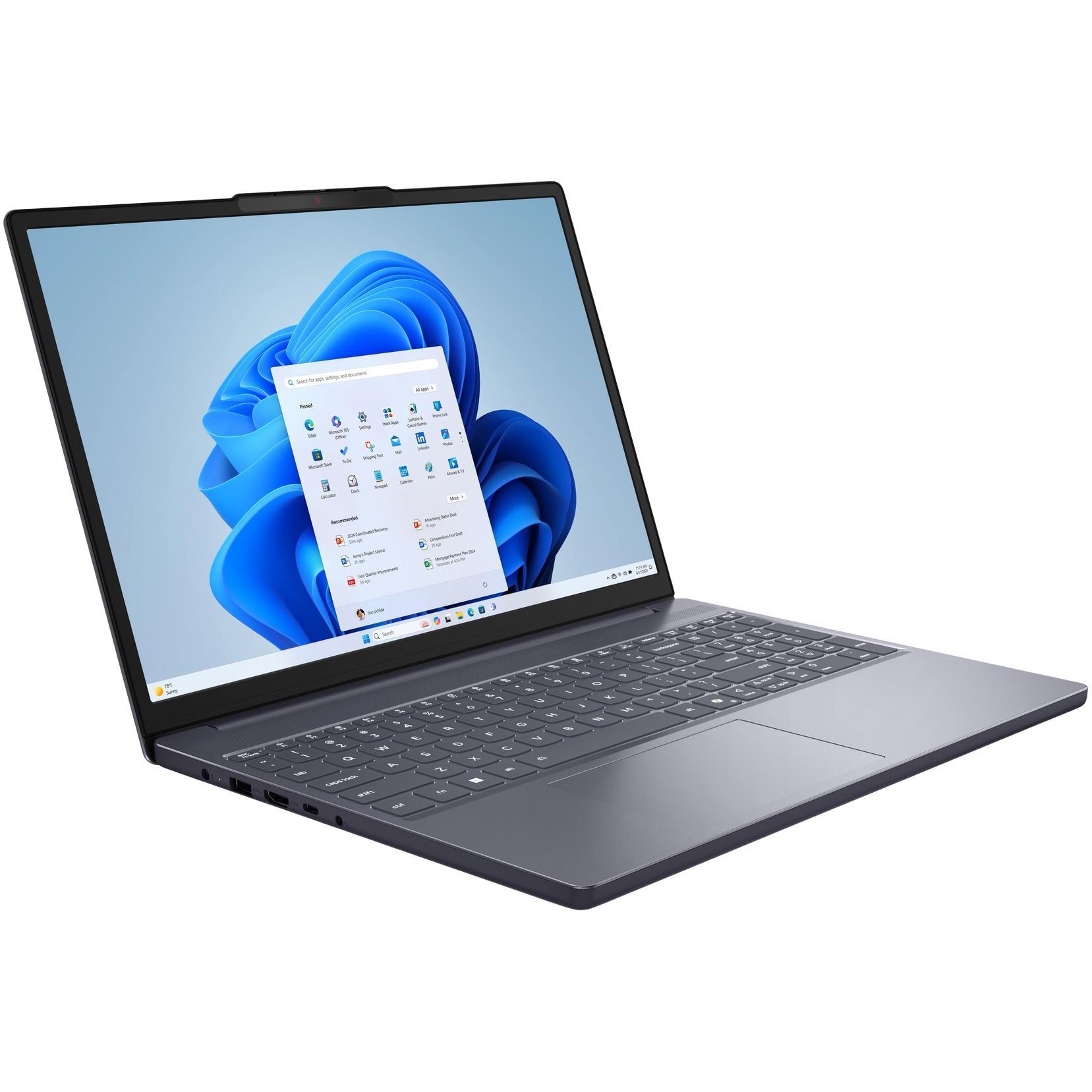 Ноутбук LENOVO IdeaPad Slim 3 15IRH10 Luna grey (83K100ACRA)фото1