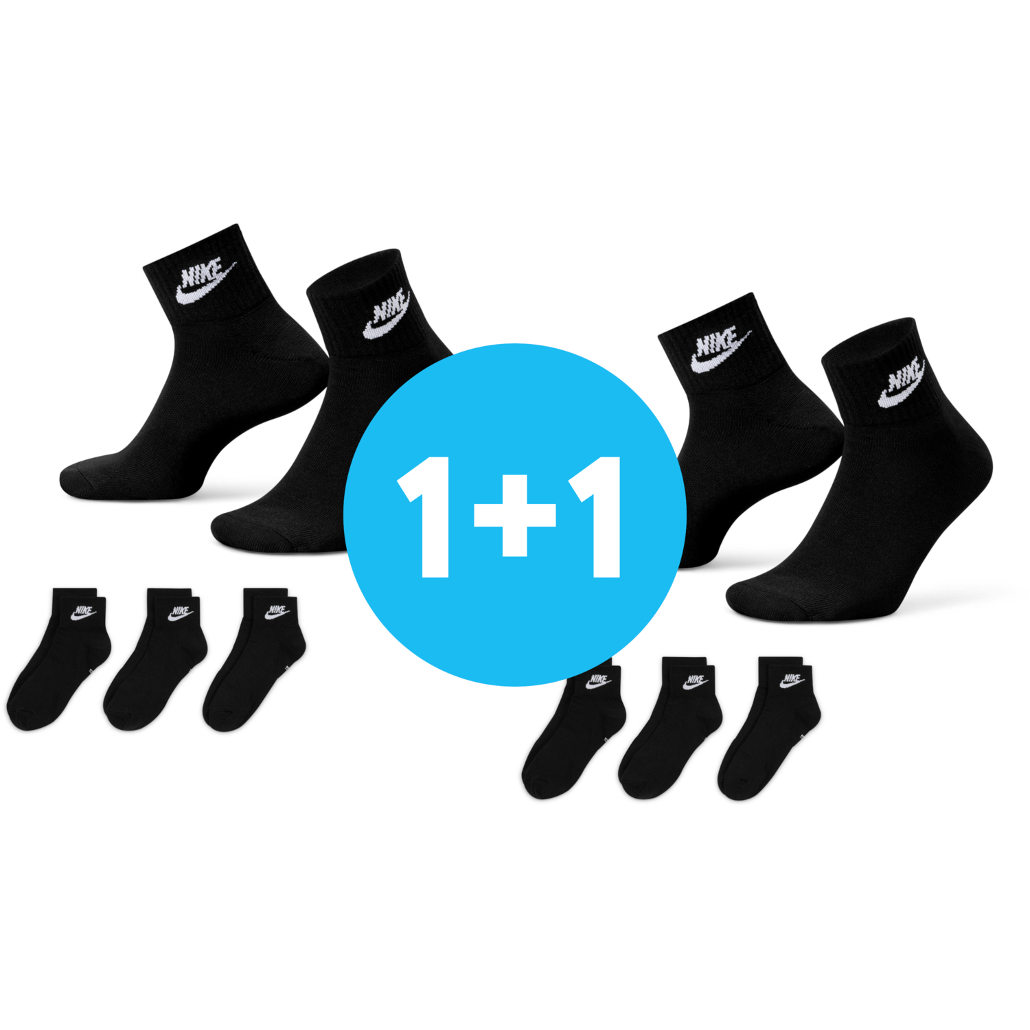 Набір шкарпеток Nike U Nk Nsw Everyday Essential An DX5074-010 M чорні
