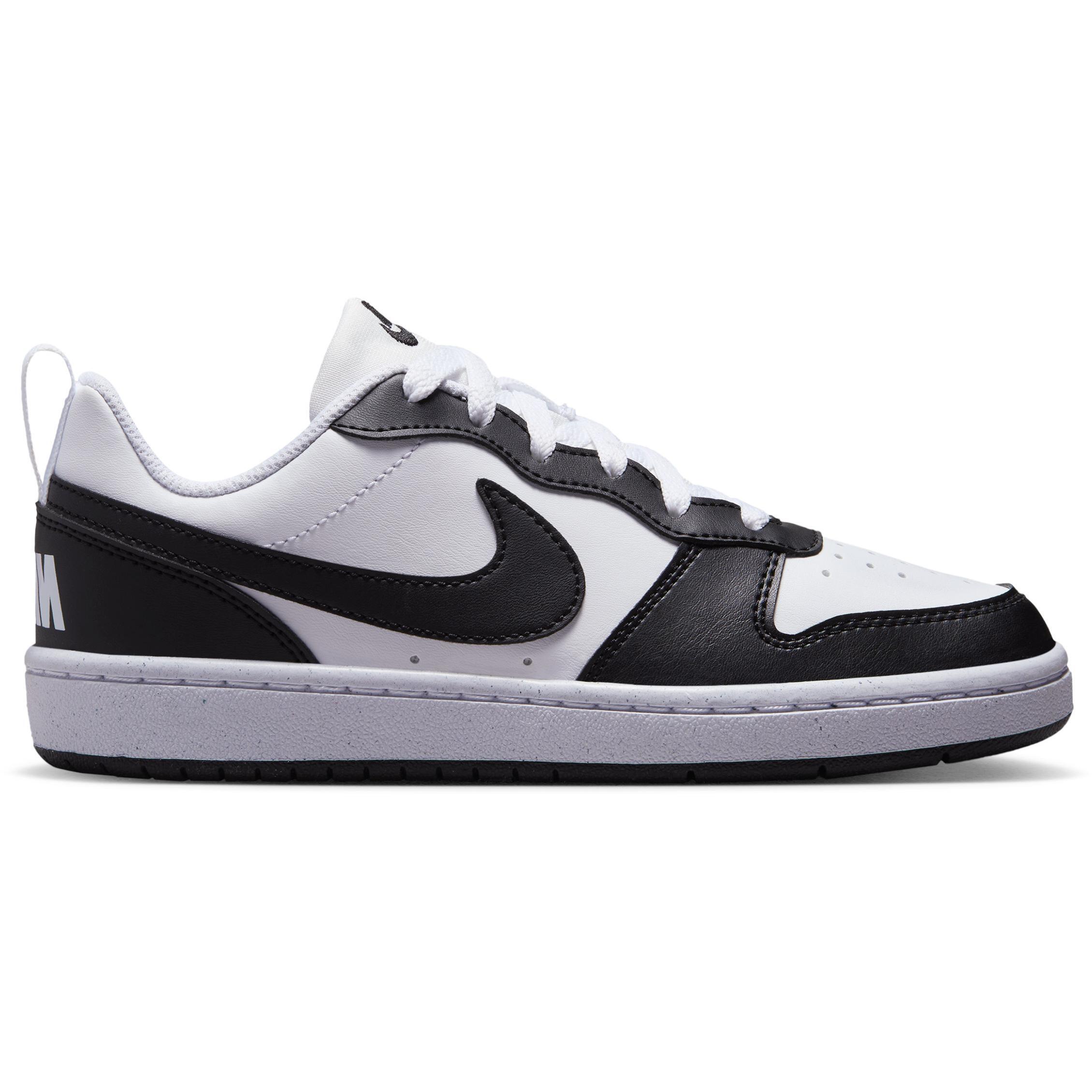 Кеды подростковые Nike Court Borough Low Recraft (GS) DV5456-131 36 (4Y US) черно-белые фото 1