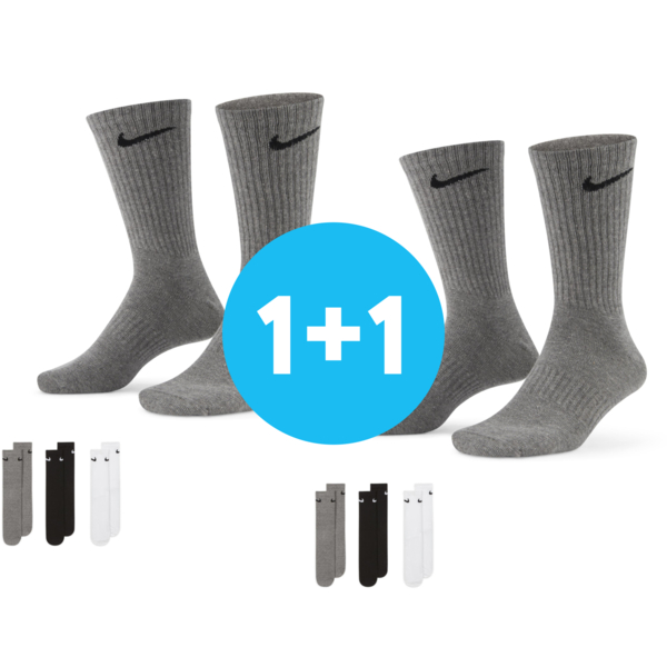 

Набор носков Nike U Nk Everyday Ltwt Crew 3pr SX7676-964 L разноцветные