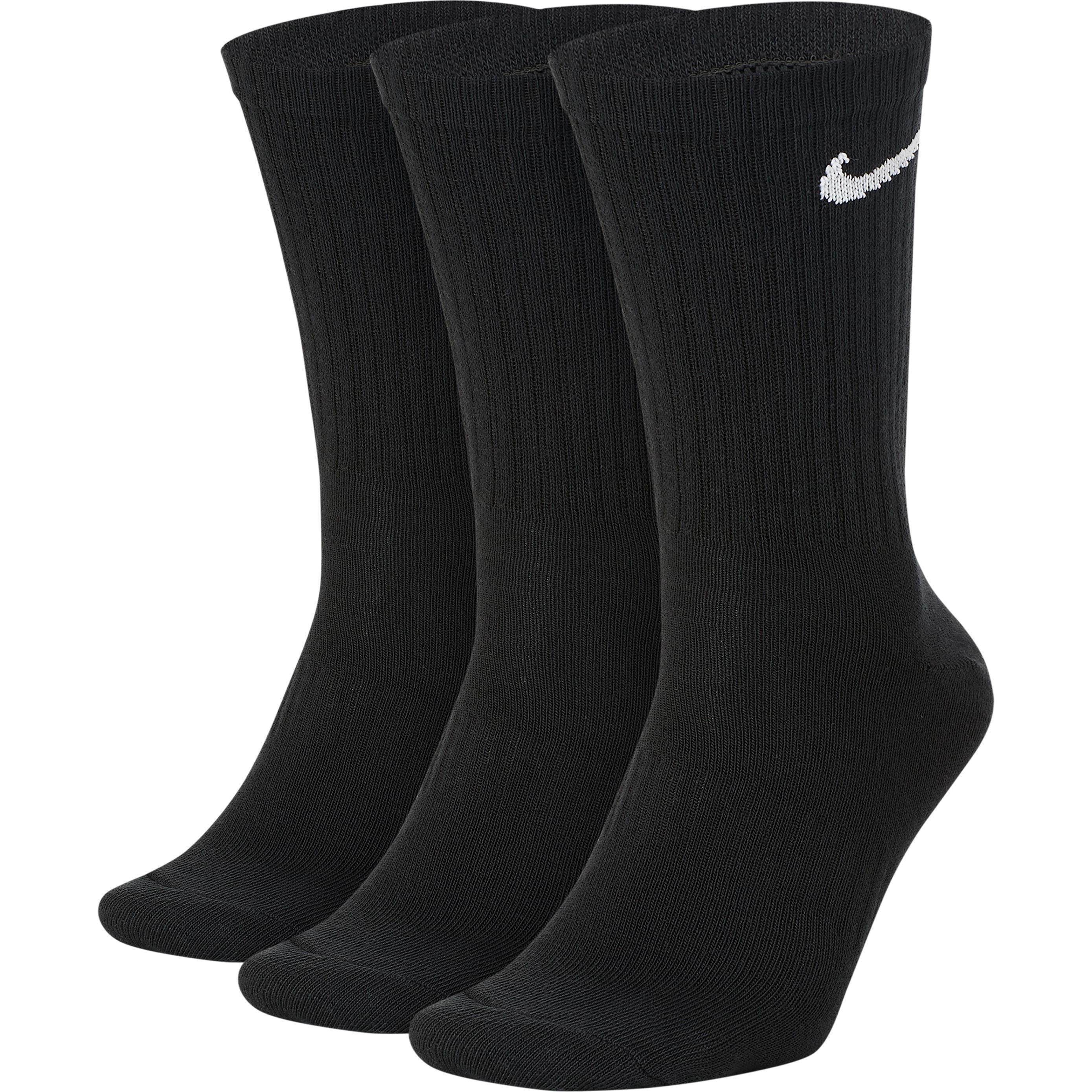 Набор носков Nike U Nk Everyday Ltwt Crew 3pr SX7676-010 M черные фото 1