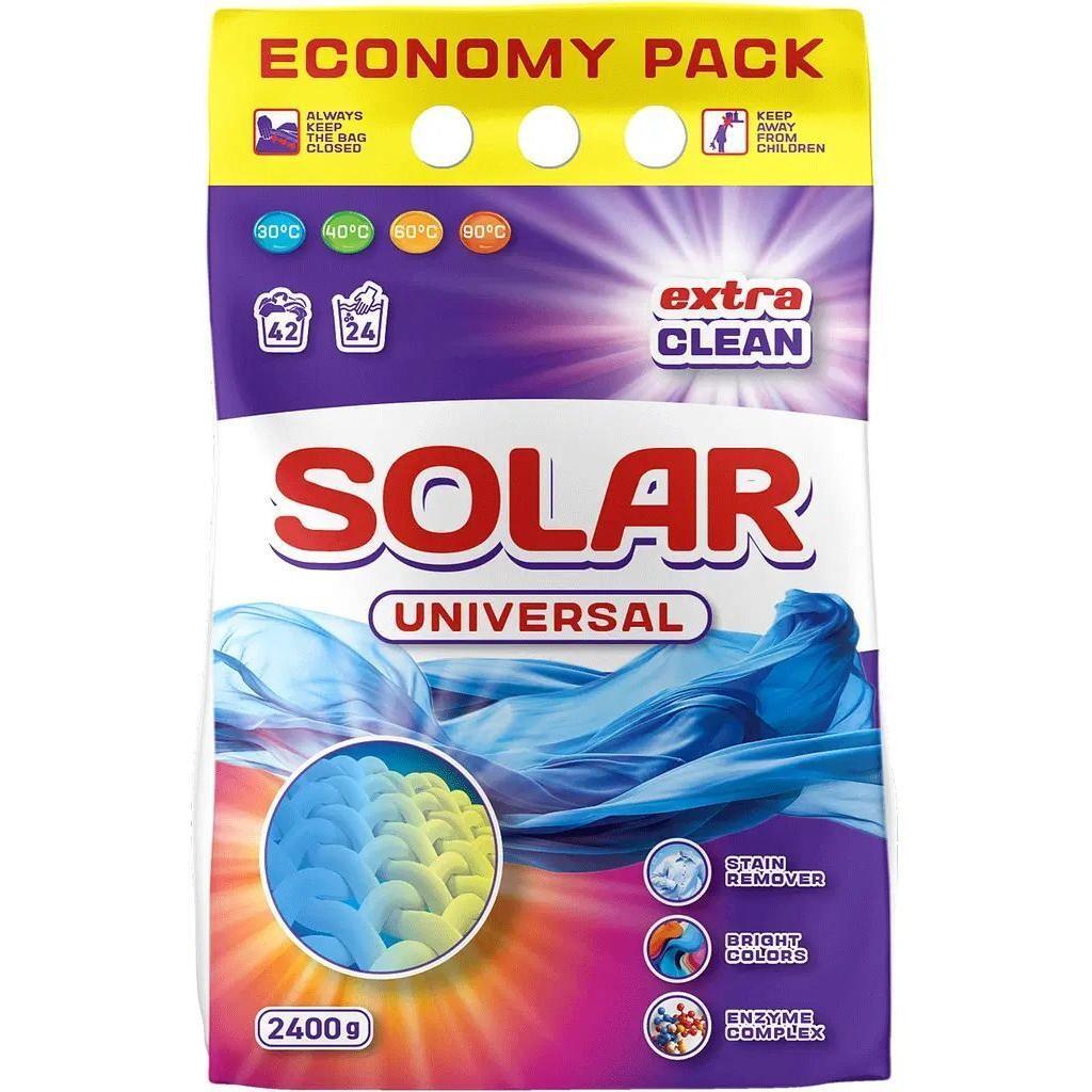 Стиральный порошок Solar Universal для ручной и автоматической стирки 2.4 кг фото 1