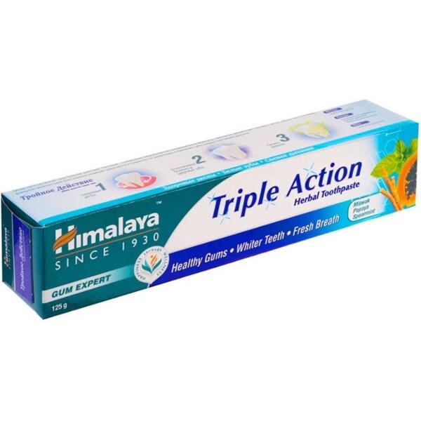 

Зубная паста Himalaya Herbals тройное действие 125 мл