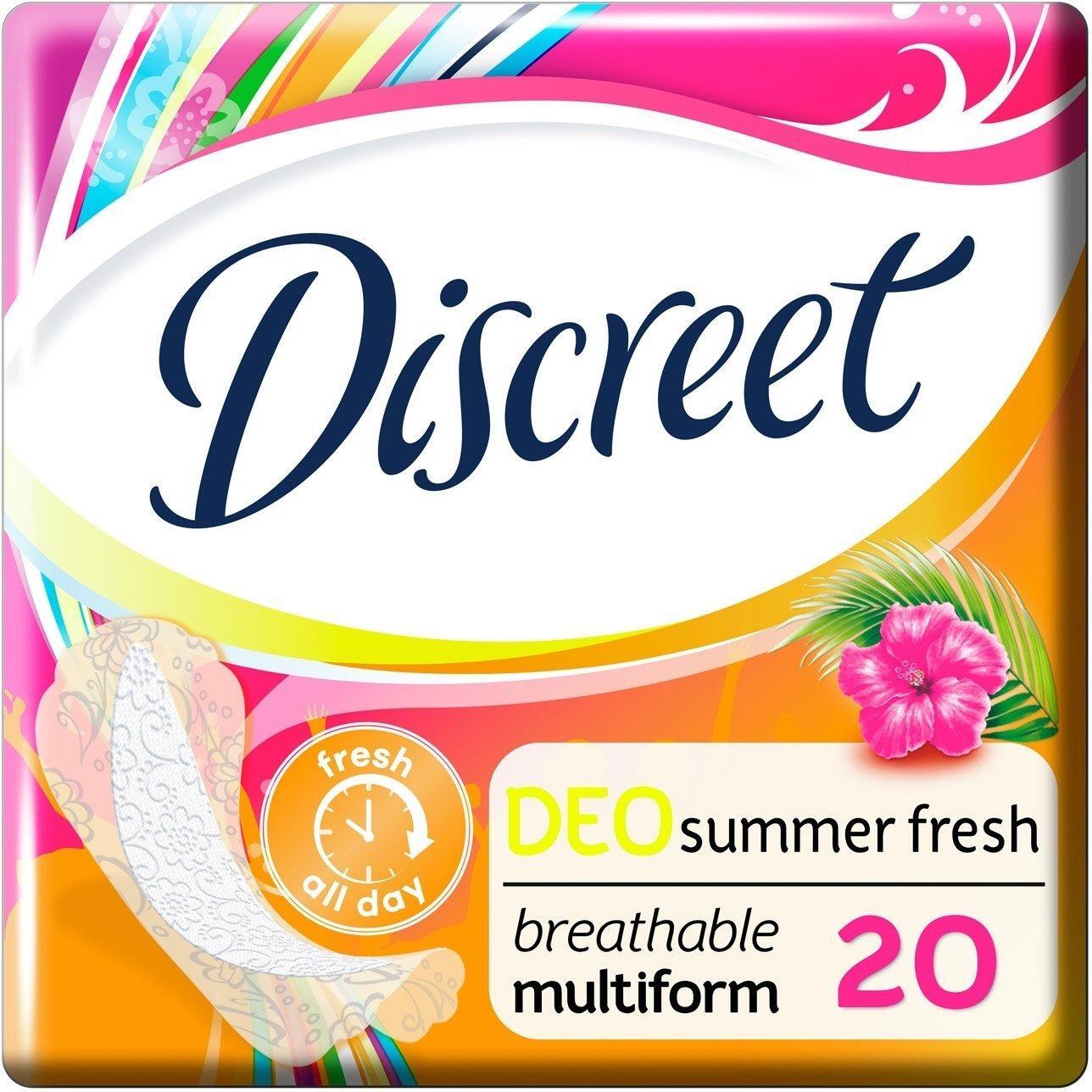 Ежедневные прокладки Discreet Summer Fresh 20 шт фото 1