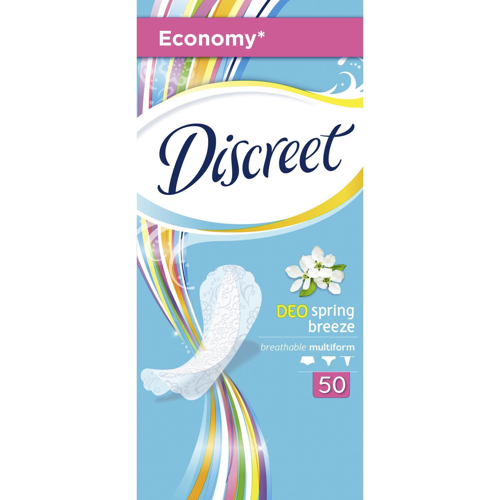 ЩоденнІ прокладки Discreet Deo Spring Breeze 50 штфото1