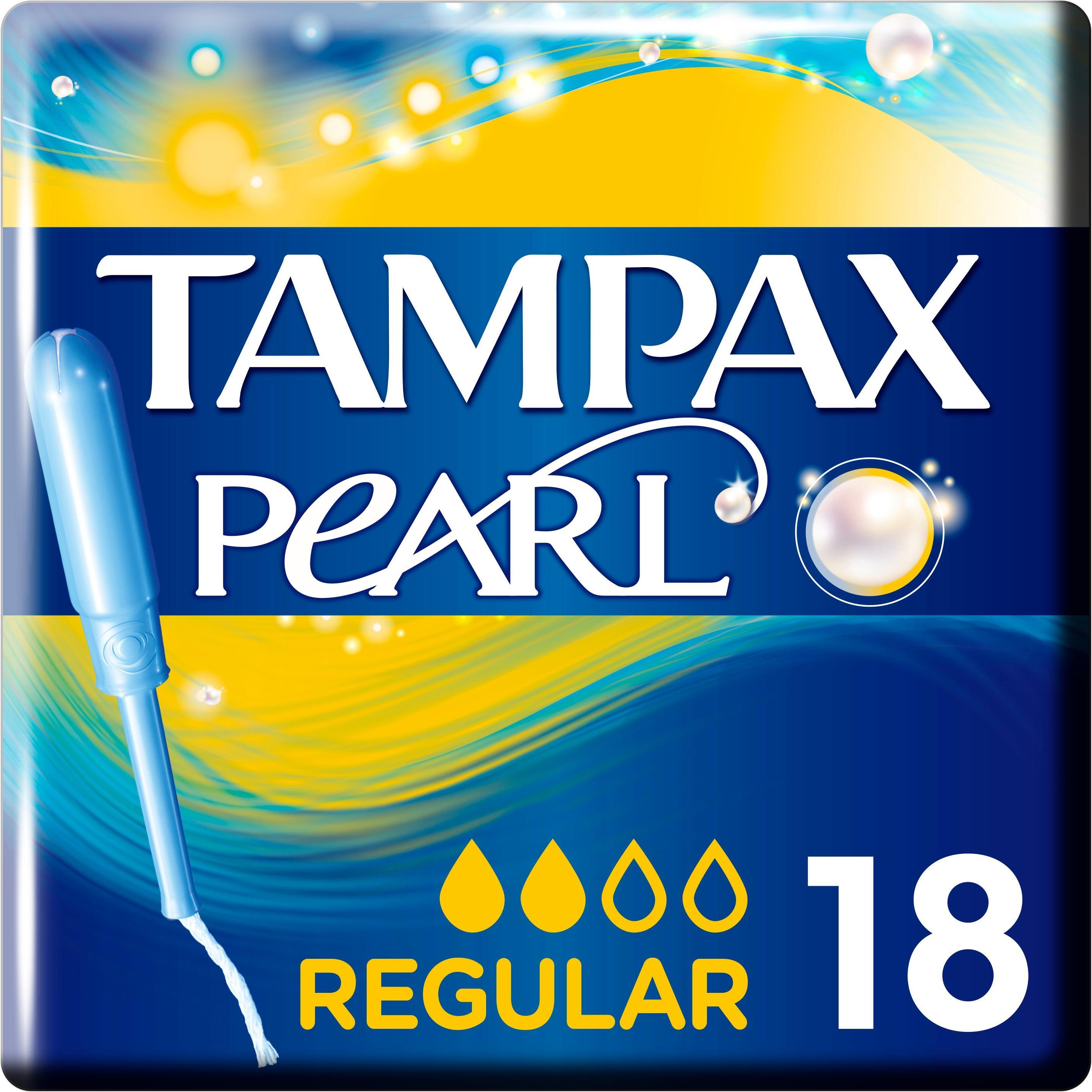 Тампони Tampax Pearl Regular з аплікатором 18 штфото1