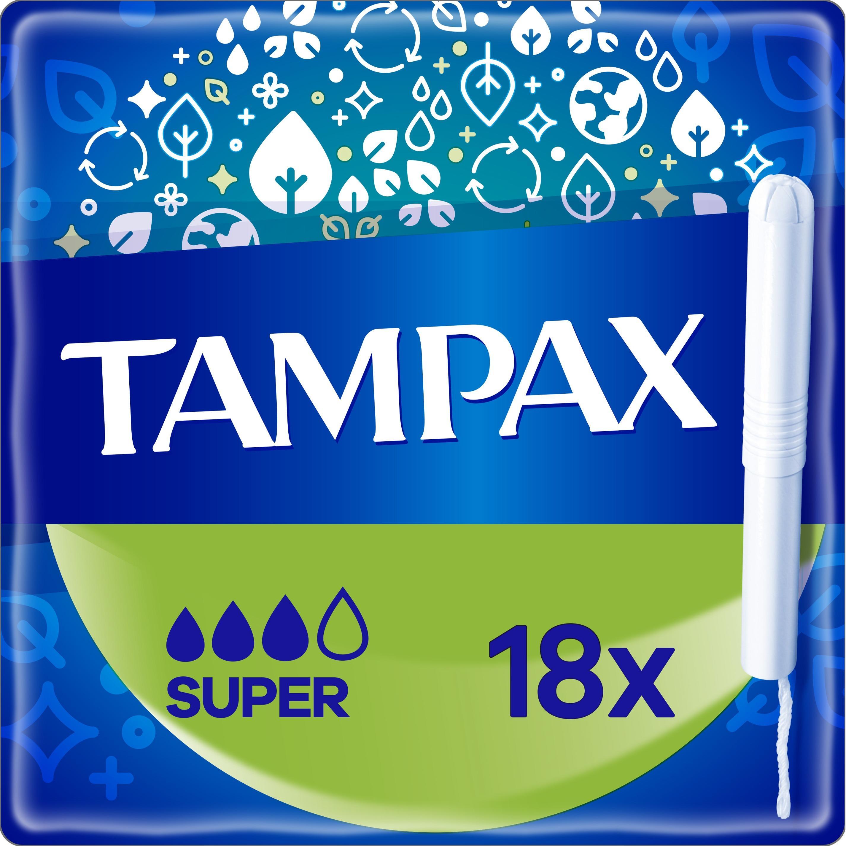 Тампоны Tampax Pearl Super с апликатором 18 шт фото 1