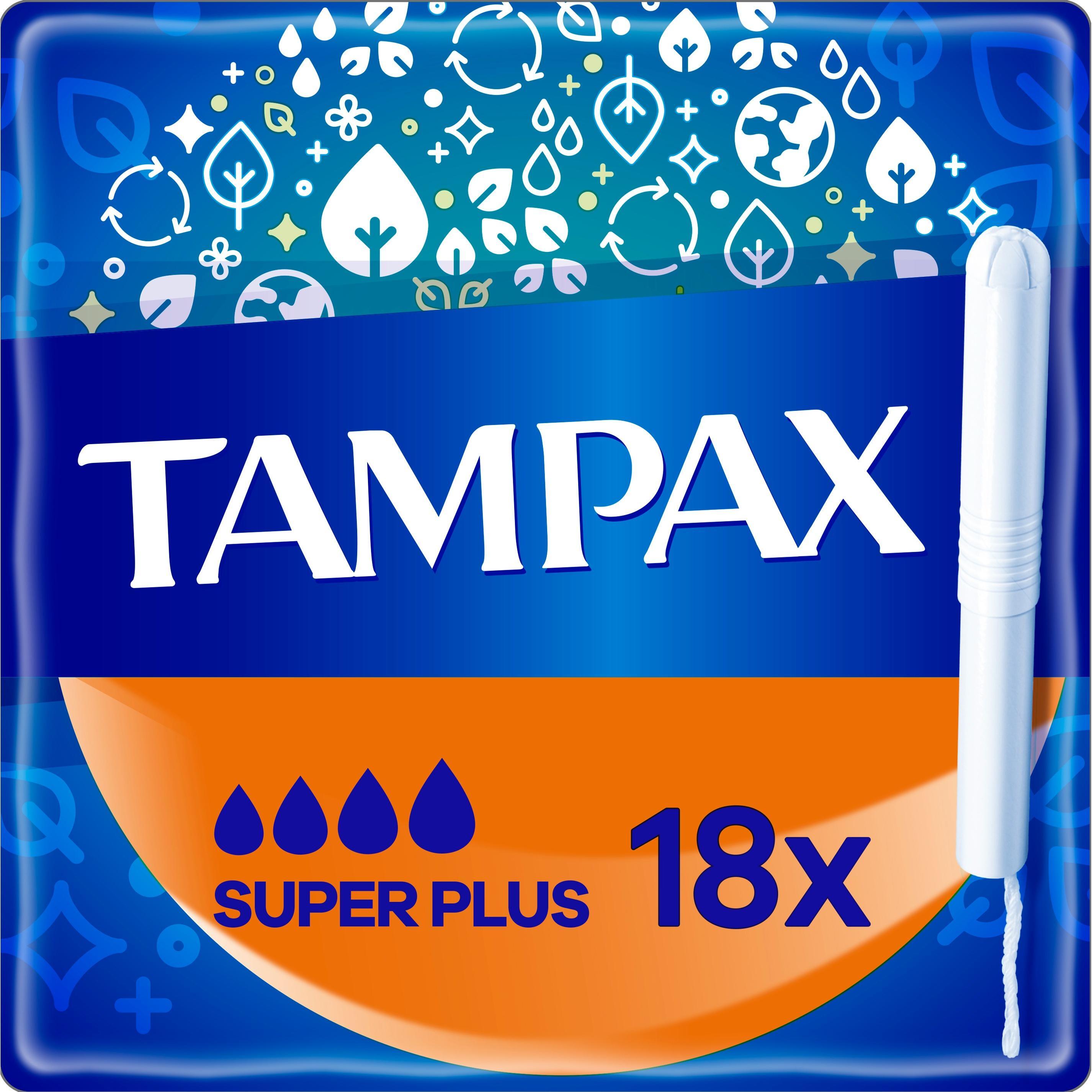 Тампоны Tampax Pearl Super Plus с апликатором 18 шт фото 1
