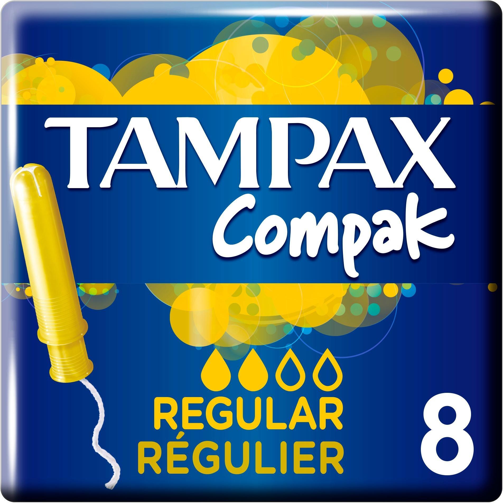 Тампони Tampax Compak Regular з аплікатором 8 штфото1