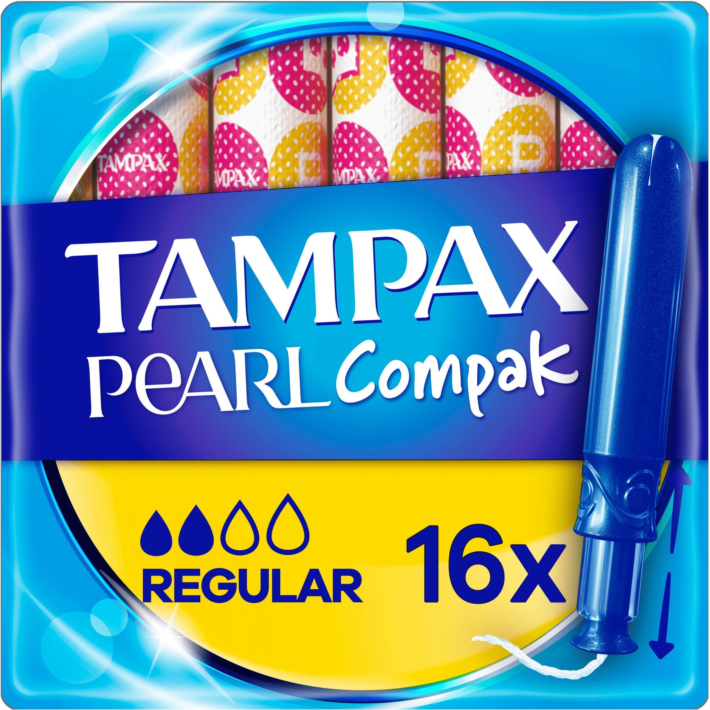 Тампоны Tampax Pearl Regular с апликатором 16 шт фото 1