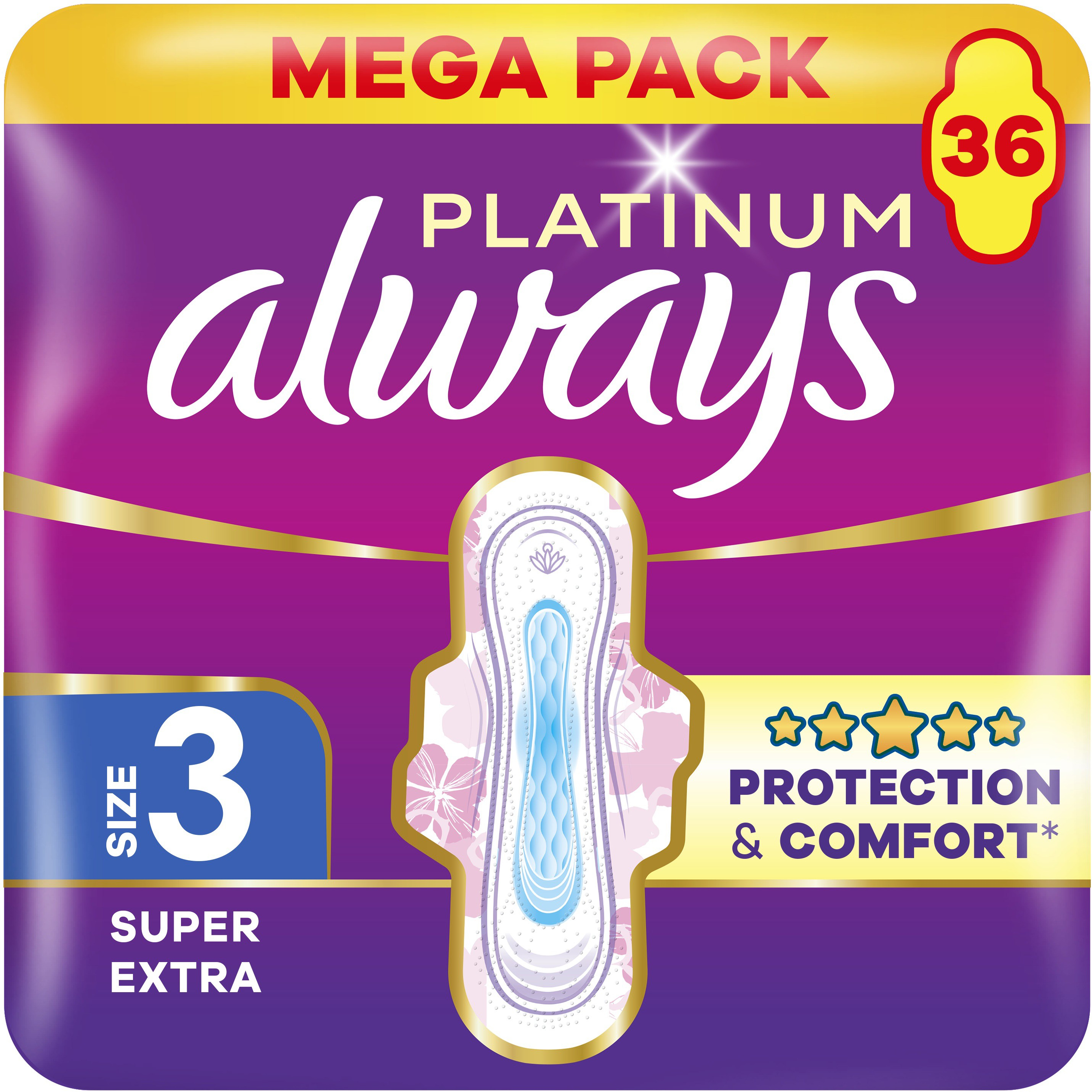 Гігієнічні прокладки Always Platinum Super Extra (Розмір 3) 36 штфото1
