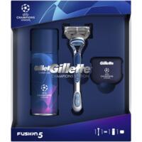 Подарунковий набір: бритва Gillette Fusion5 + Гель для гоління + Дорожня косметичка